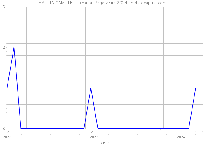 MATTIA CAMILLETTI (Malta) Page visits 2024 
