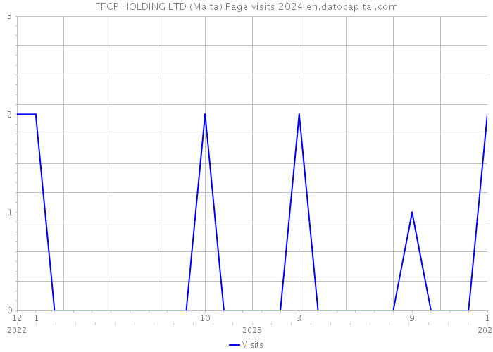 FFCP HOLDING LTD (Malta) Page visits 2024 