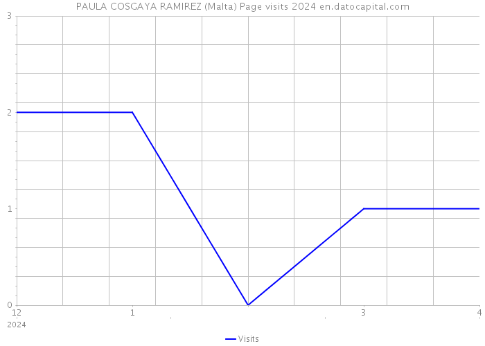 PAULA COSGAYA RAMIREZ (Malta) Page visits 2024 