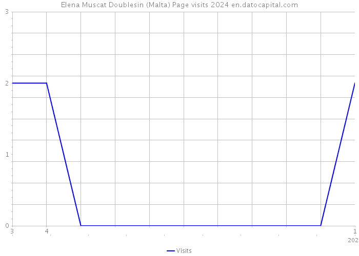 Elena Muscat Doublesin (Malta) Page visits 2024 