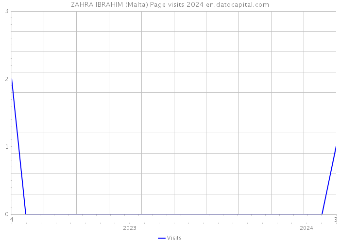 ZAHRA IBRAHIM (Malta) Page visits 2024 