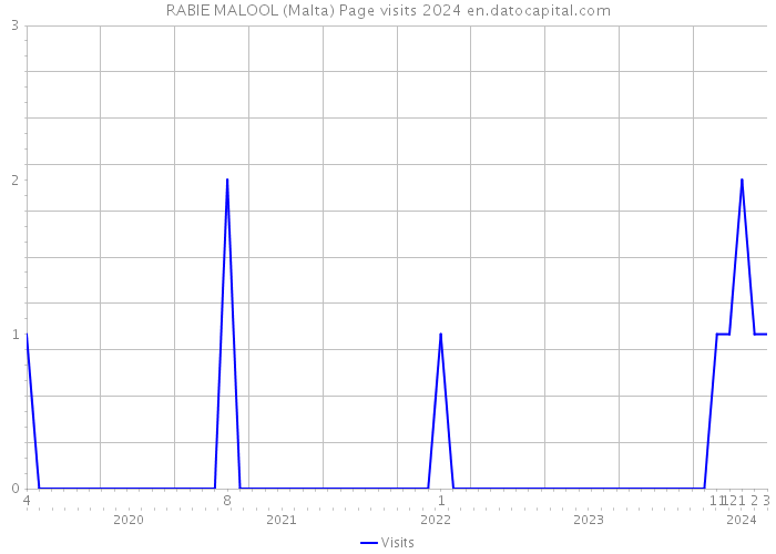 RABIE MALOOL (Malta) Page visits 2024 