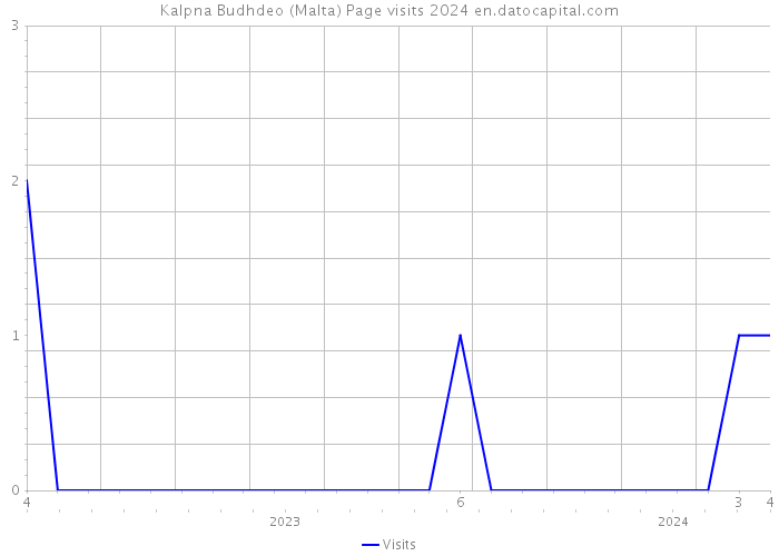 Kalpna Budhdeo (Malta) Page visits 2024 
