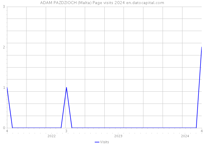 ADAM PAZDZIOCH (Malta) Page visits 2024 