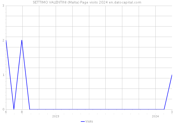 SETTIMO VALENTINI (Malta) Page visits 2024 