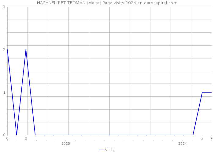 HASANFIKRET TEOMAN (Malta) Page visits 2024 