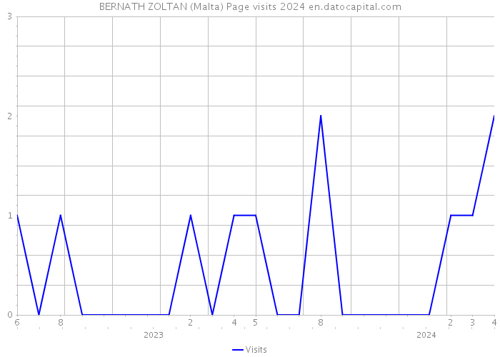 BERNATH ZOLTAN (Malta) Page visits 2024 