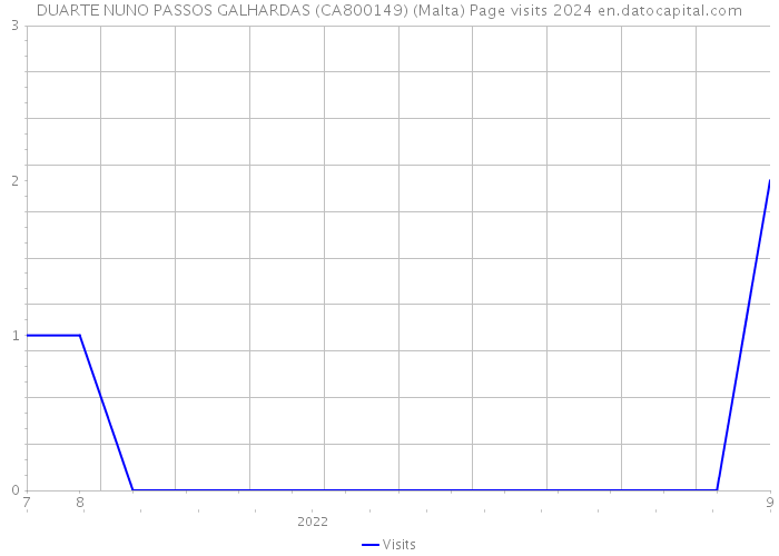 DUARTE NUNO PASSOS GALHARDAS (CA800149) (Malta) Page visits 2024 