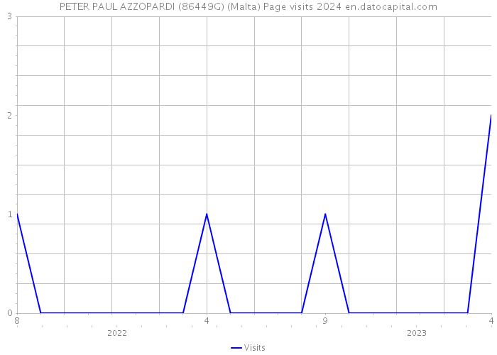 PETER PAUL AZZOPARDI (86449G) (Malta) Page visits 2024 
