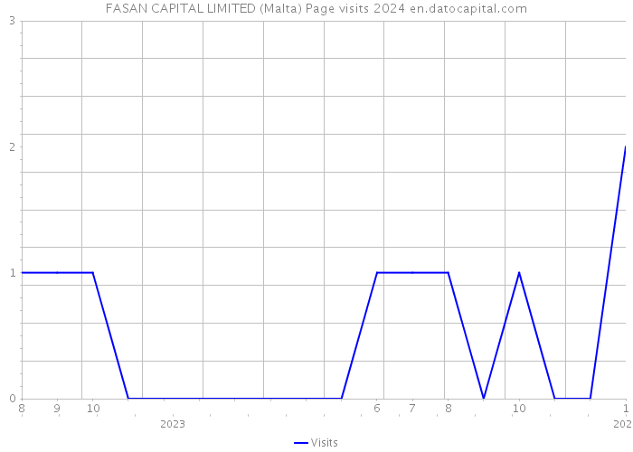 FASAN CAPITAL LIMITED (Malta) Page visits 2024 