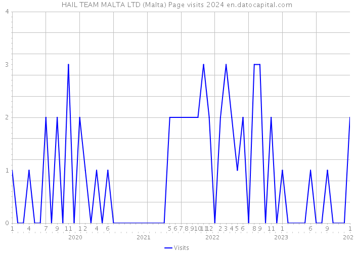 HAIL TEAM MALTA LTD (Malta) Page visits 2024 