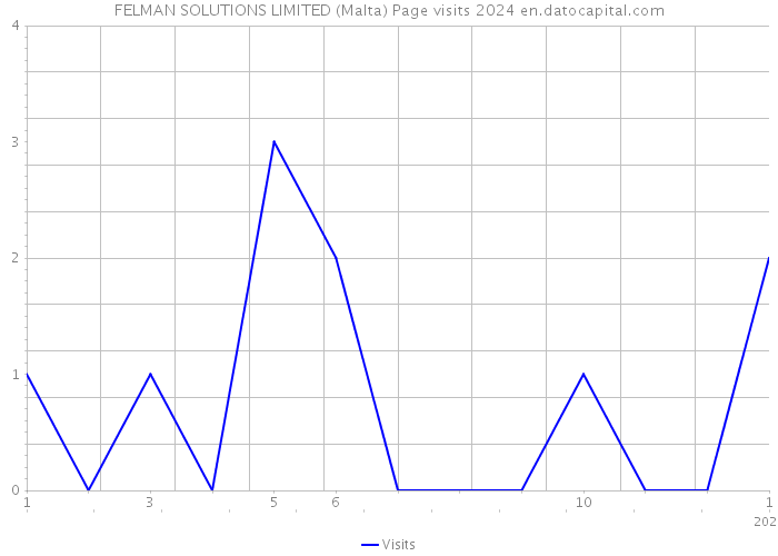FELMAN SOLUTIONS LIMITED (Malta) Page visits 2024 