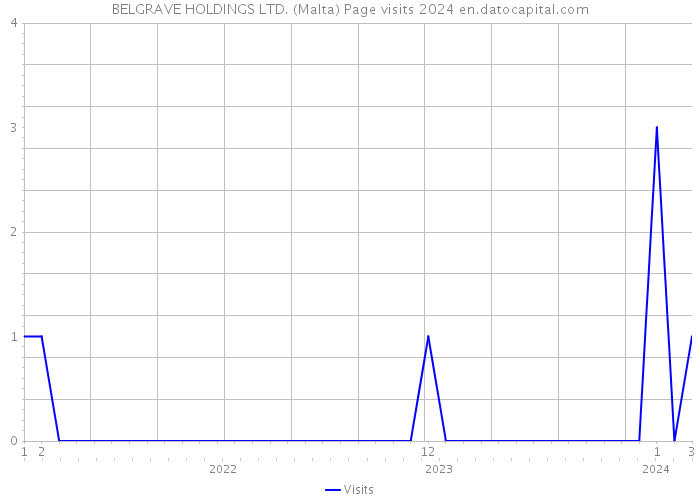 BELGRAVE HOLDINGS LTD. (Malta) Page visits 2024 