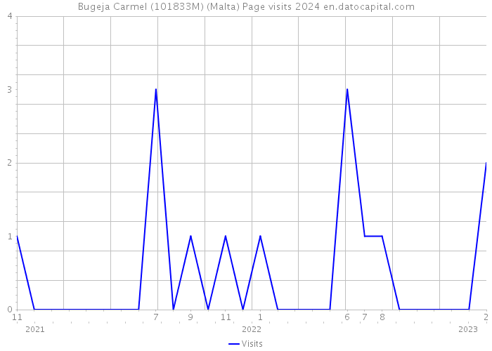 Bugeja Carmel (101833M) (Malta) Page visits 2024 