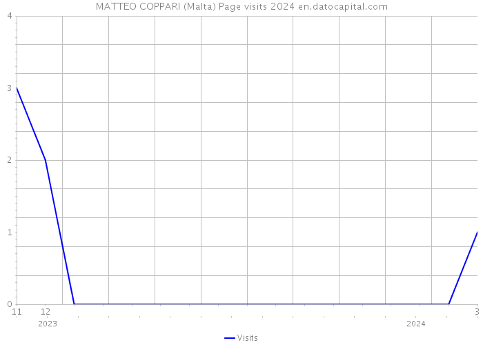 MATTEO COPPARI (Malta) Page visits 2024 