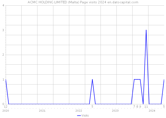 ACMC HOLDING LIMITED (Malta) Page visits 2024 