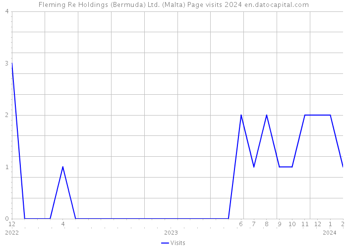 Fleming Re Holdings (Bermuda) Ltd. (Malta) Page visits 2024 