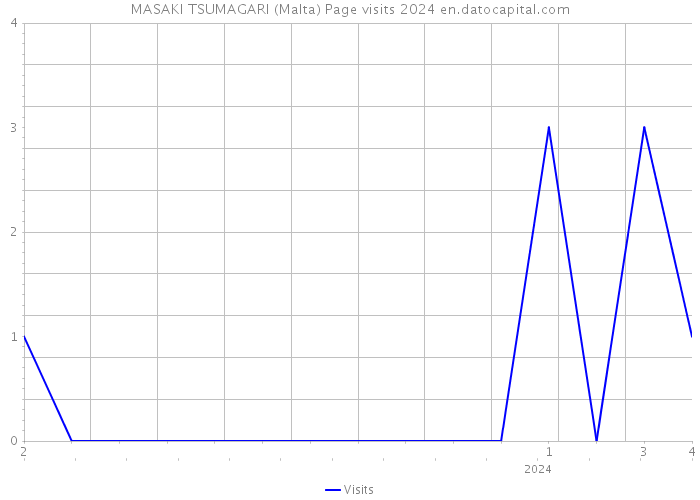 MASAKI TSUMAGARI (Malta) Page visits 2024 