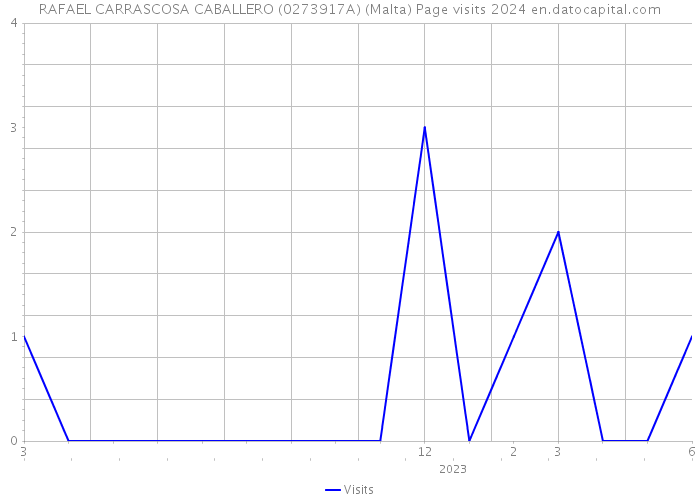 RAFAEL CARRASCOSA CABALLERO (0273917A) (Malta) Page visits 2024 
