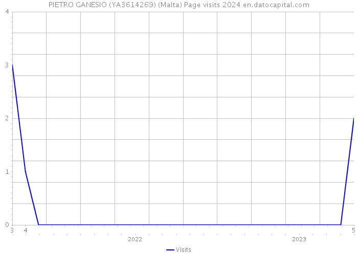 PIETRO GANESIO (YA3614269) (Malta) Page visits 2024 