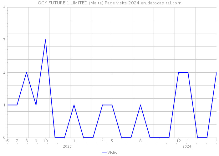 OCY FUTURE 1 LIMITED (Malta) Page visits 2024 