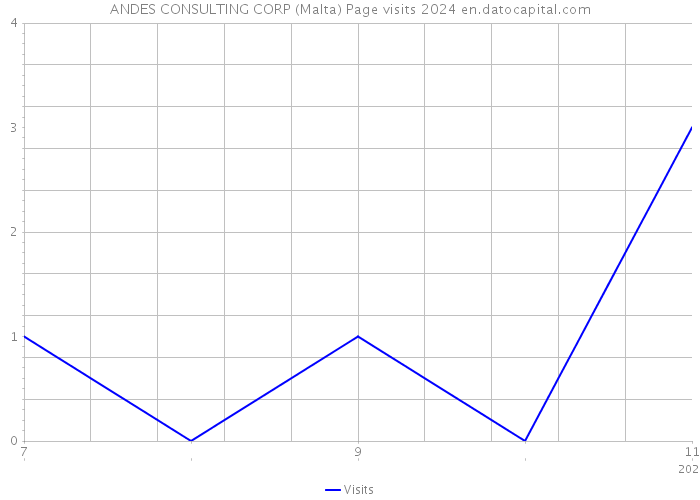 ANDES CONSULTING CORP (Malta) Page visits 2024 