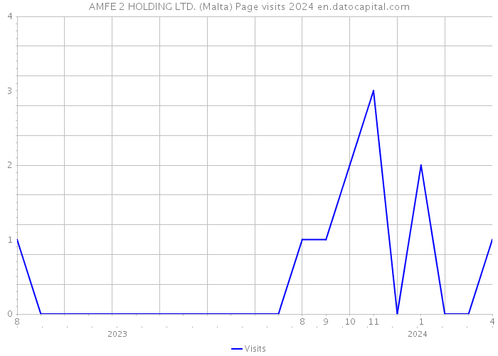 AMFE 2 HOLDING LTD. (Malta) Page visits 2024 