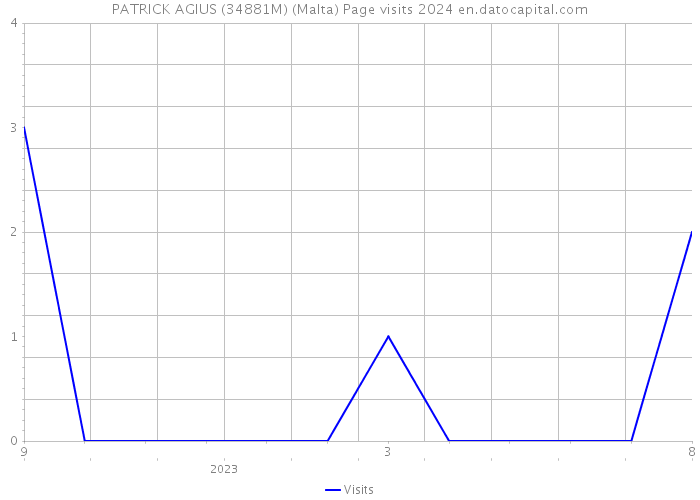 PATRICK AGIUS (34881M) (Malta) Page visits 2024 