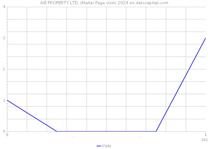 AIE PROPERTY LTD. (Malta) Page visits 2024 
