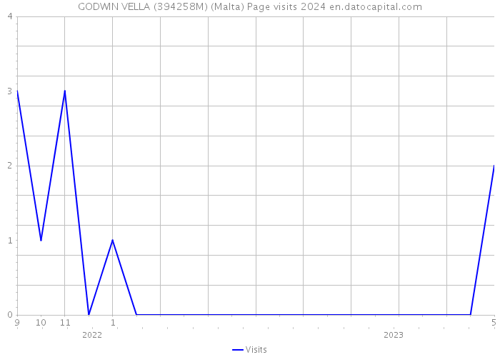 GODWIN VELLA (394258M) (Malta) Page visits 2024 