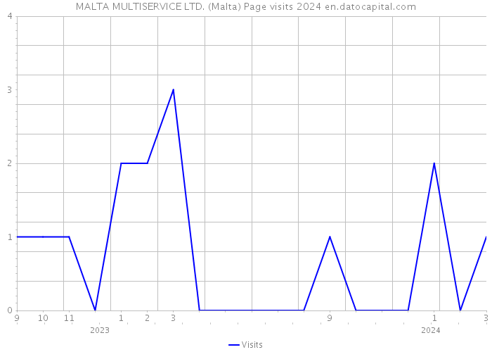 MALTA MULTISERVICE LTD. (Malta) Page visits 2024 