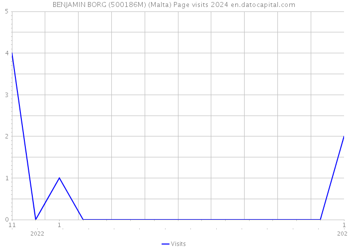 BENJAMIN BORG (500186M) (Malta) Page visits 2024 