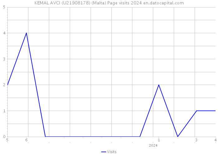 KEMAL AVCI (U21908178) (Malta) Page visits 2024 