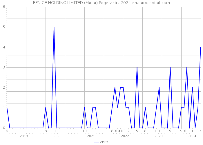 FENICE HOLDING LIMITED (Malta) Page visits 2024 