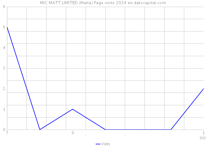 MIC MATT LIMITED (Malta) Page visits 2024 