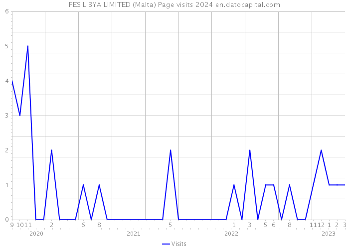 FES LIBYA LIMITED (Malta) Page visits 2024 