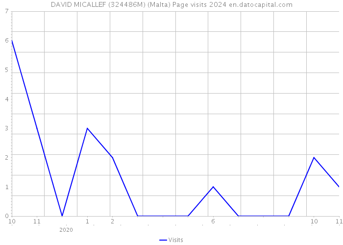 DAVID MICALLEF (324486M) (Malta) Page visits 2024 