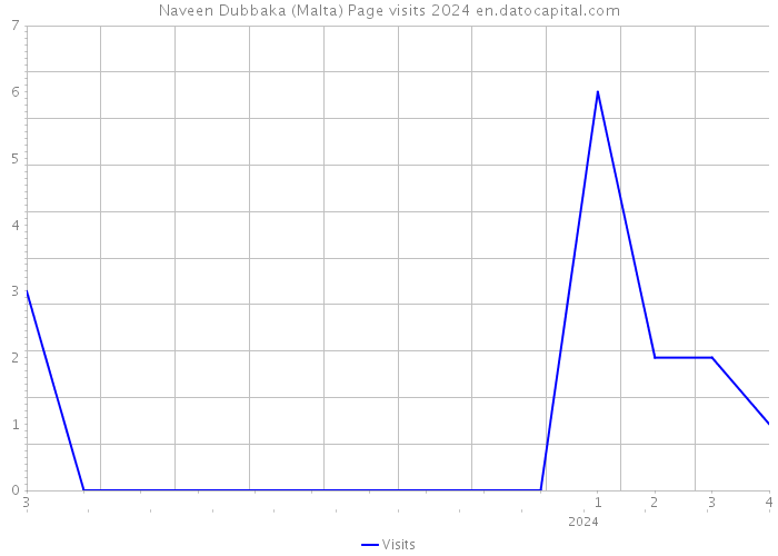 Naveen Dubbaka (Malta) Page visits 2024 