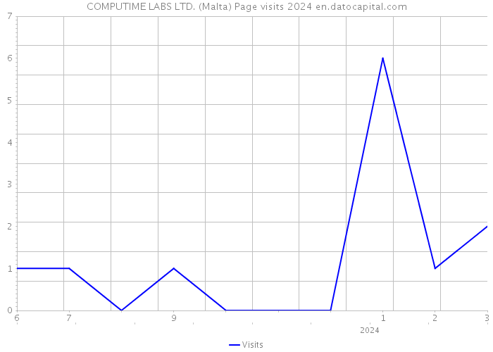 COMPUTIME LABS LTD. (Malta) Page visits 2024 