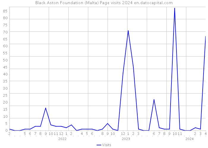 Black Aston Foundation (Malta) Page visits 2024 