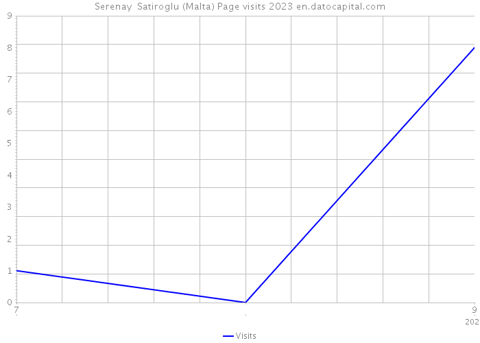 Serenay Satiroglu (Malta) Page visits 2023 